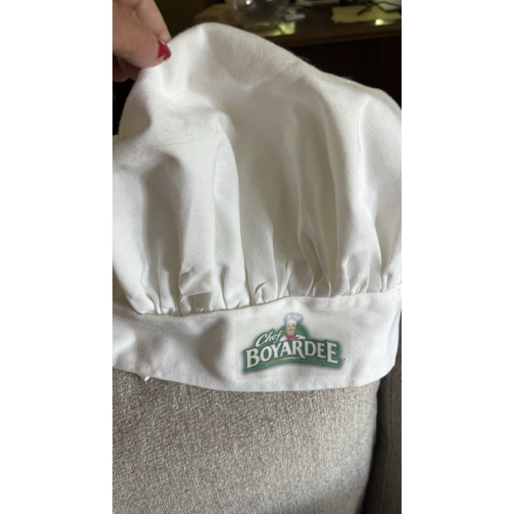 Vintage Chef Boy-ar-Dee Chef's Cap 80s Ravioli 80s Retro Costume Restaurant - Picture 1 of 5
